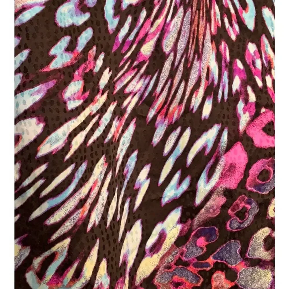 5/$25 Rachel Roy Animal Print Tie Back‎ Tank Top